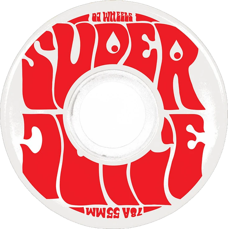 OJ Wheels Mini Super Juice 55mm 78a wheels | White