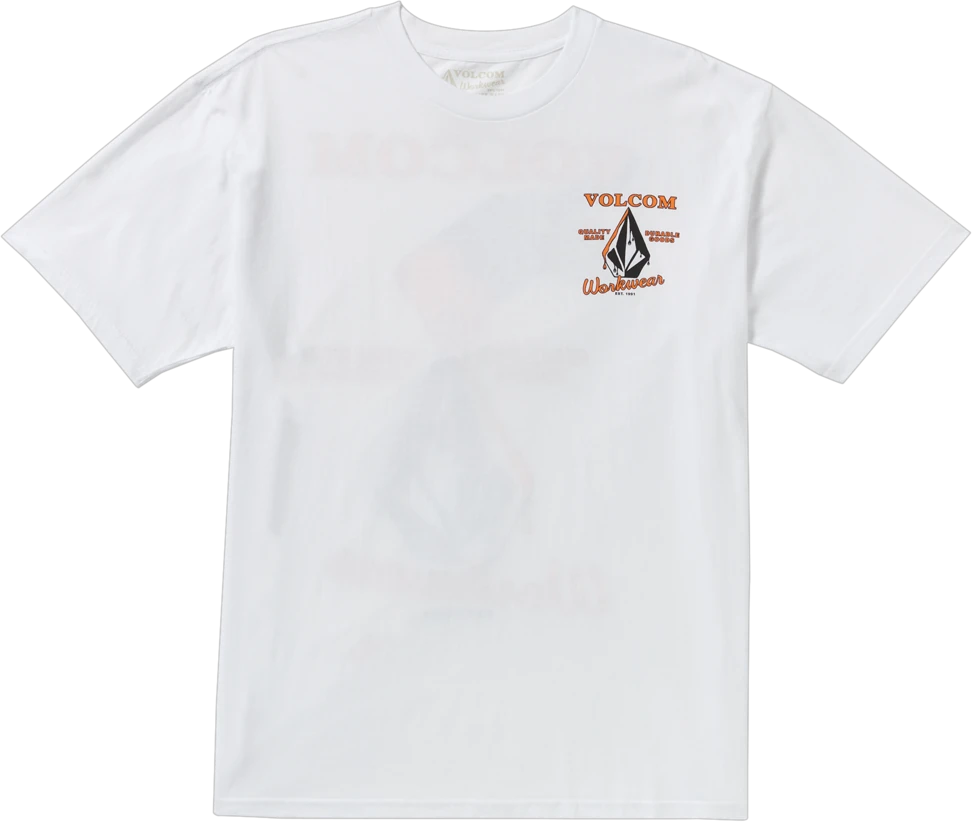 Volcom Enamel camiseta manga corta hombre detail 5 | White
