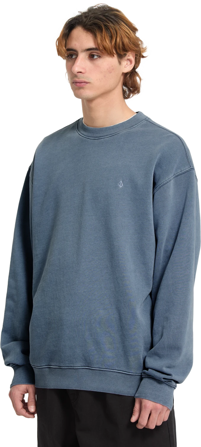 Volcom Single Stone Pw sudadera hombre detail 4 | Blue Wash