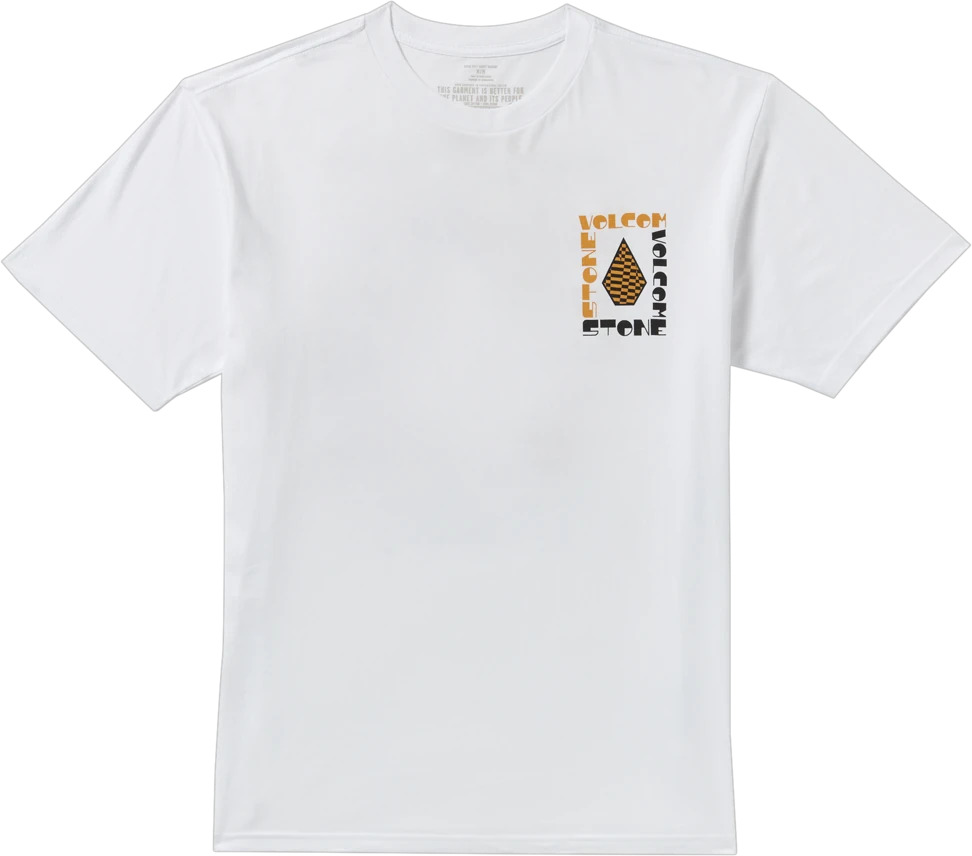 Volcom Cornerstone camiseta manga corta hombre detail 5 | White