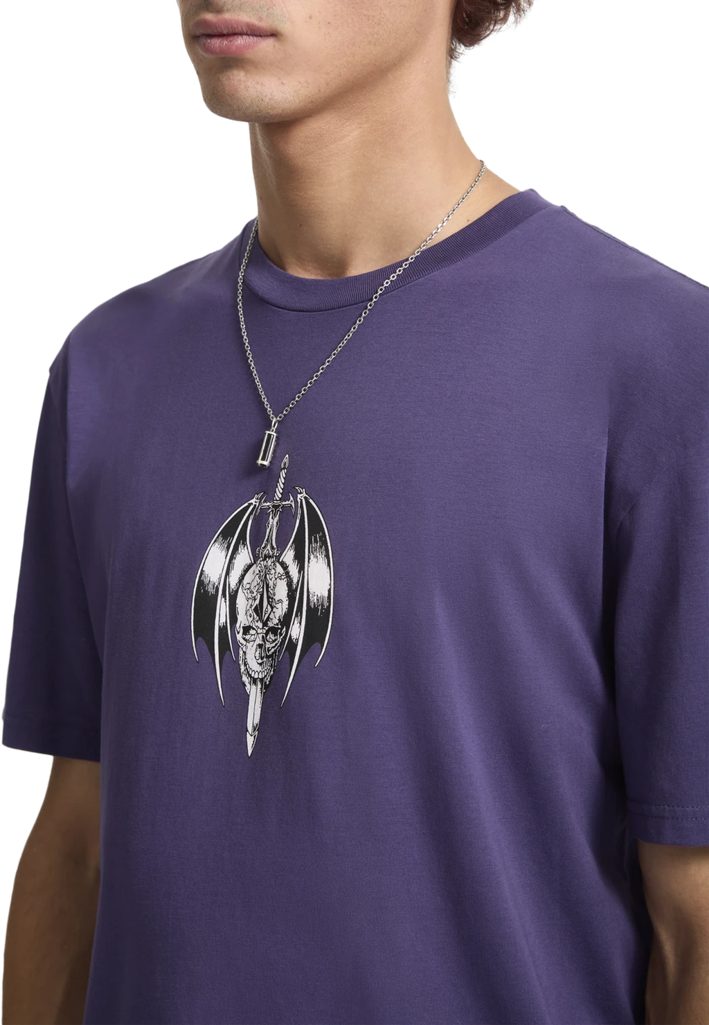 Volcom Sworder camiseta manga corta hombre detail 2 | Dark Purple