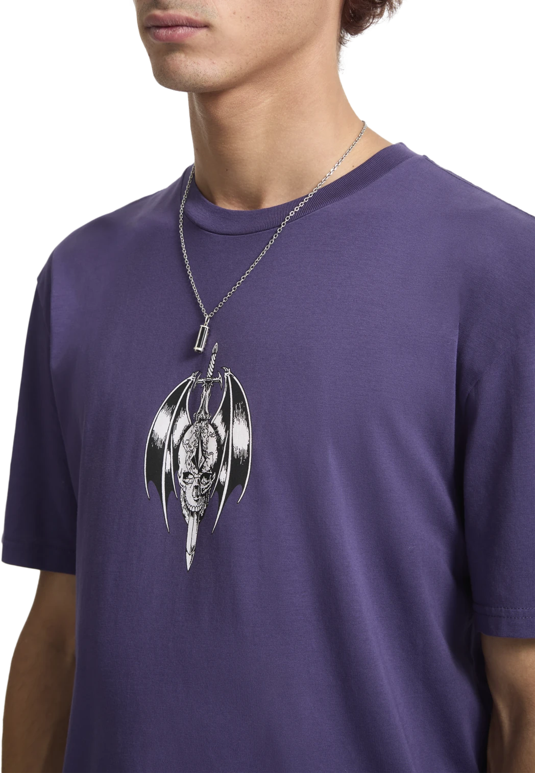 Volcom Sworder camiseta manga corta hombre detail 2 | Dark Purple