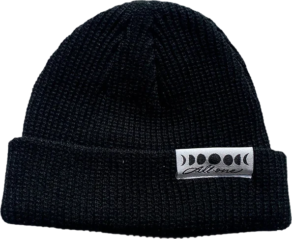 All One MOONPHASES SHORTCUT BEANIE gorro | Black