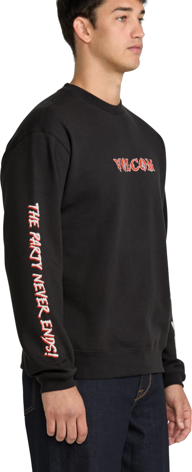 Volcom NEVER ENDS CREW sudadera hombre detail 4 | Stealth