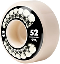 Jart Ruedas de Skate Jart Necro 52mm 99a ruedas del monopatín | Negro