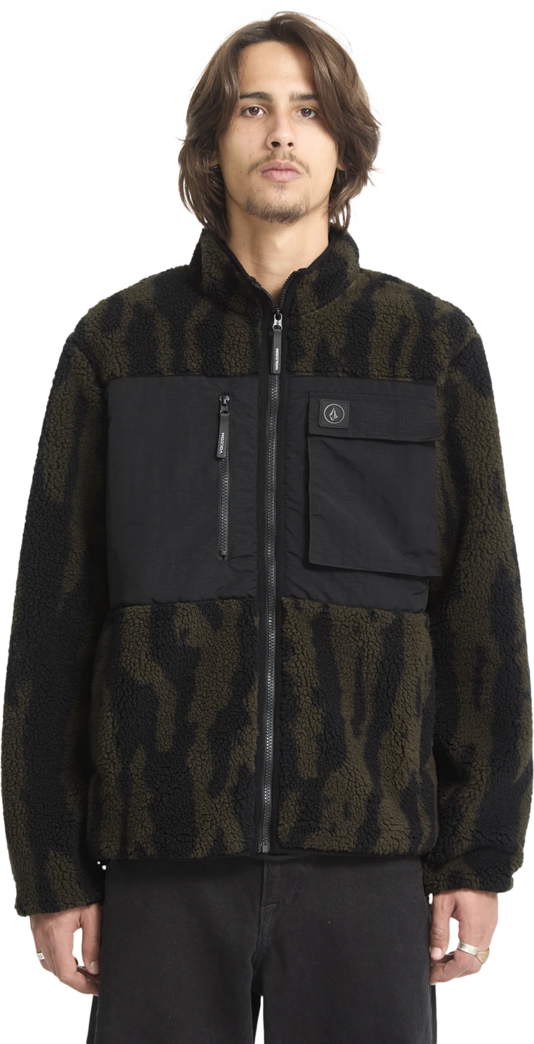 Volcom Storm Stone sudadera con capucha hombre | Sage Leaf