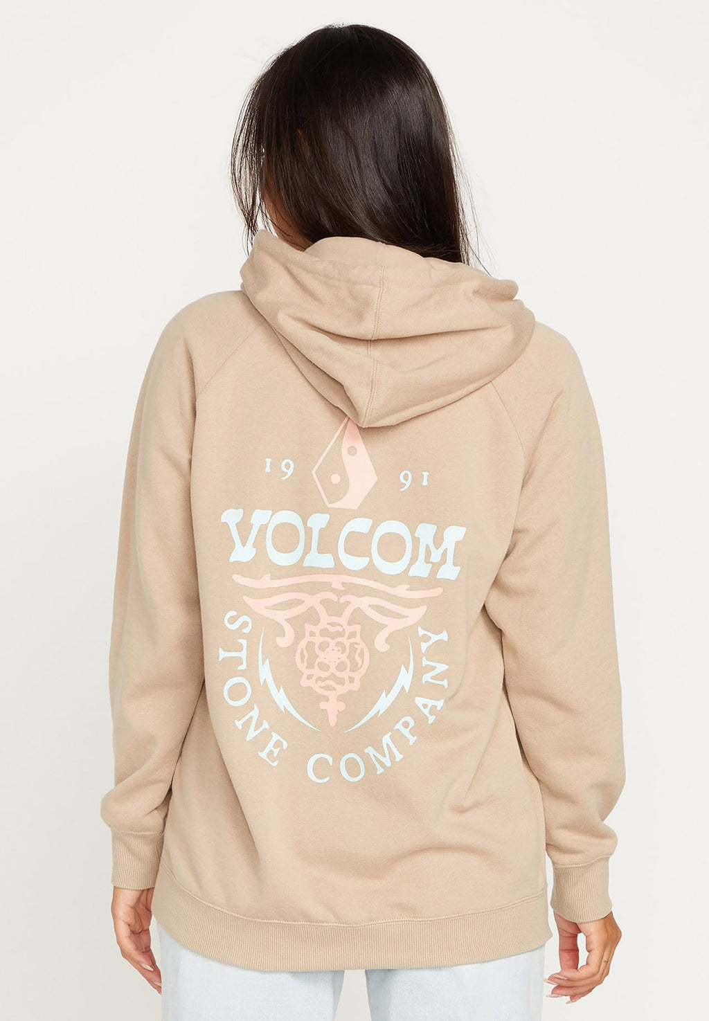 Volcom Truly Stoked Hoodie - Taupe