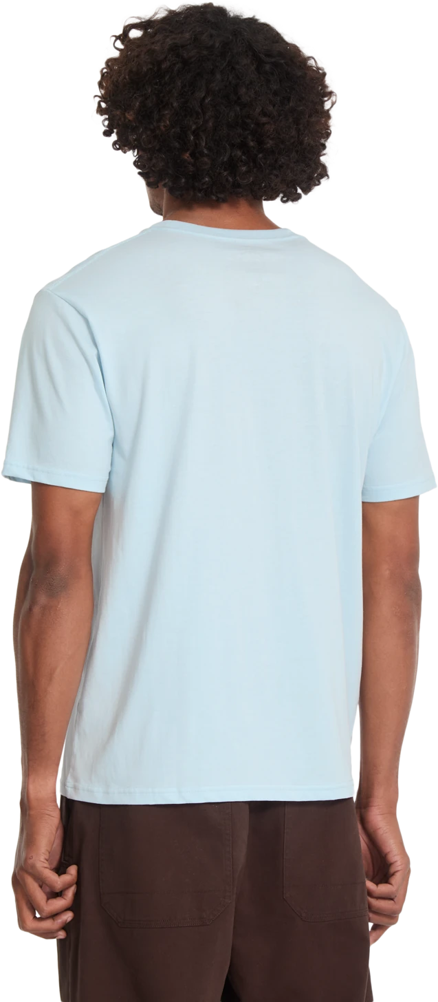 Volcom STONE BLANKS BSC SST camiseta manga corta hombre detail 1 | Light Blue Acid