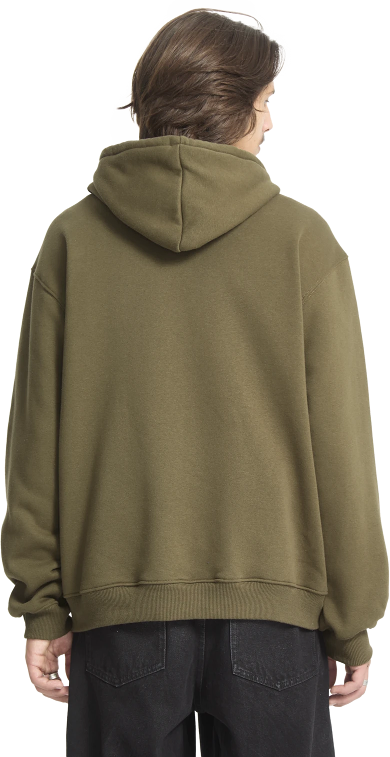 Volcom Single Stone sudadera con capucha hombre detail 1 | Sage Leaf