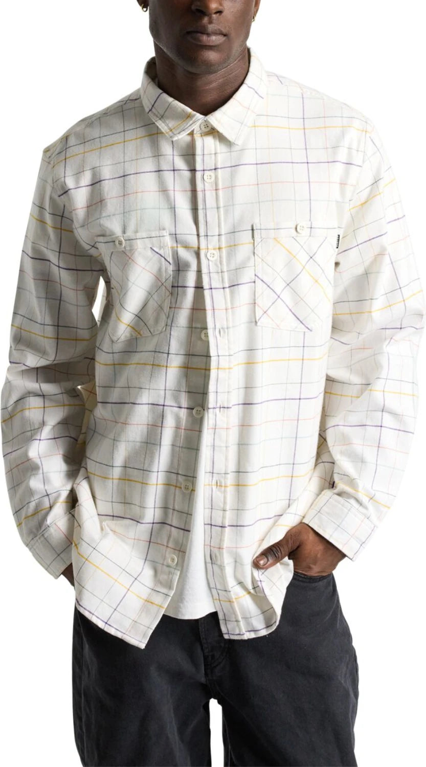 Burton Burton Favorite Flannel LS camisas hombre | Stout White Windowpane