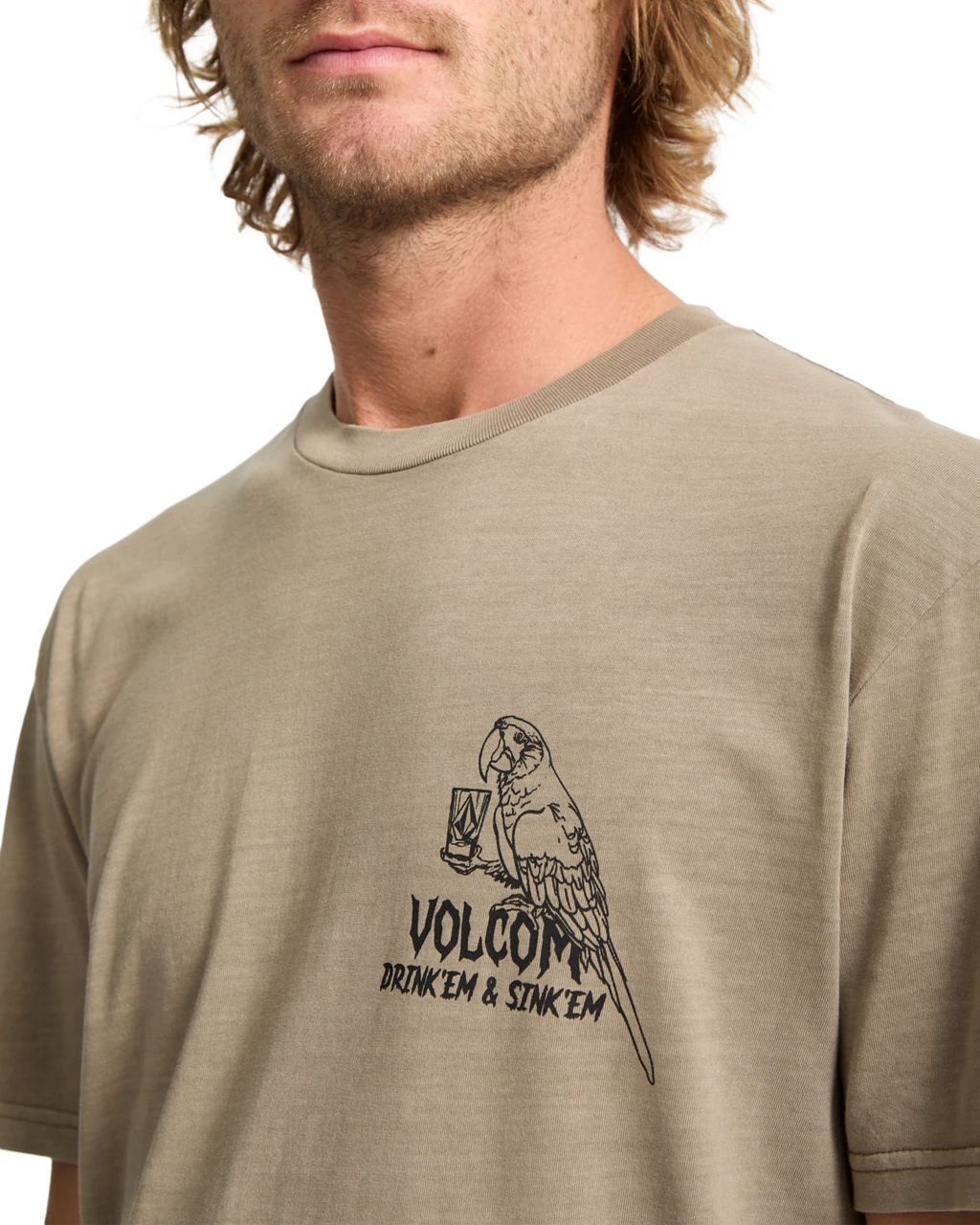 Volcom Liquor Locker camiseta manga corta hombre detail 2 | Brindle