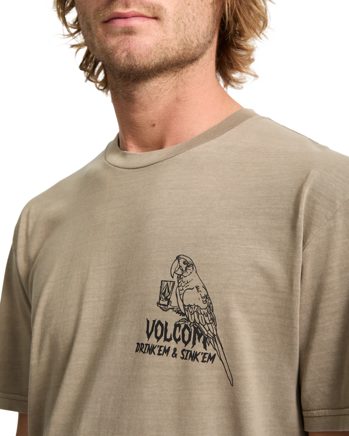 Volcom Liquor Locker camiseta manga corta hombre detail 2 | Brindle