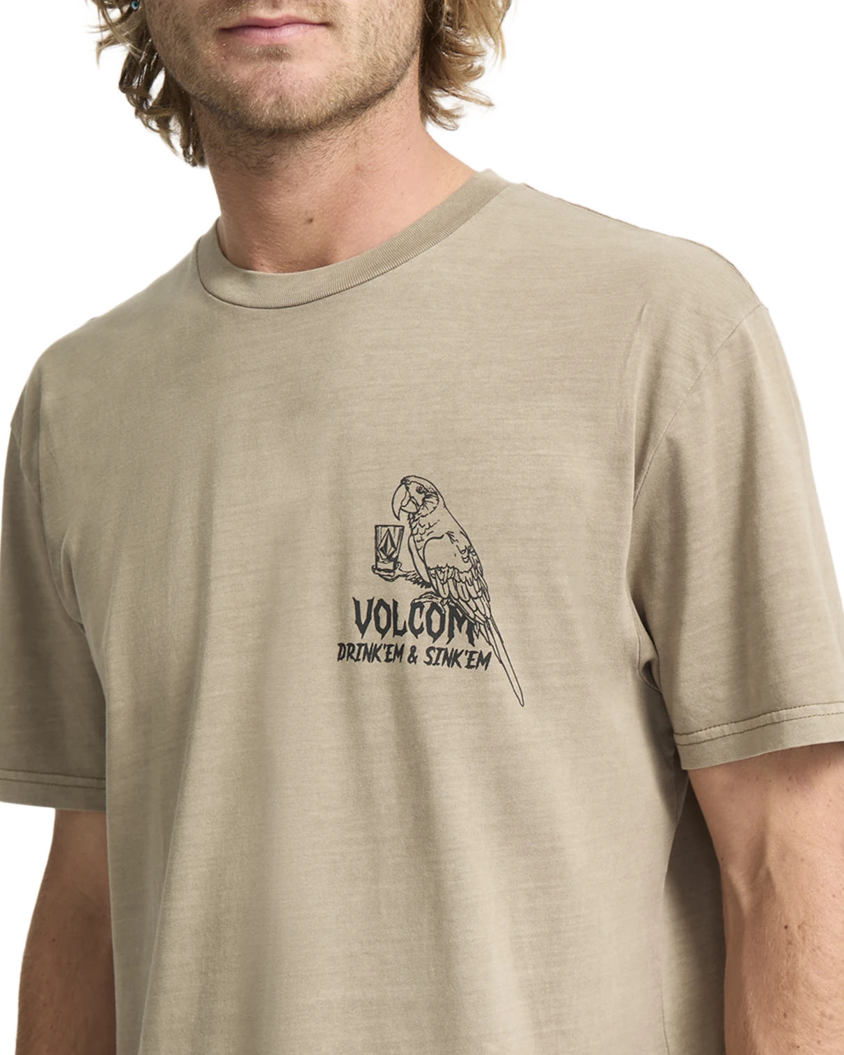 Volcom Liquor Locker camiseta manga corta hombre detail 4 | Brindle