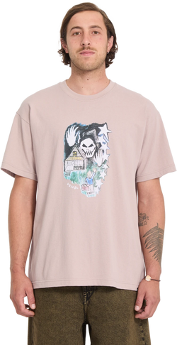 Volcom FA ISSAM AUPTEL LSE SST camiseta manga corta hombre | BARK BROWN