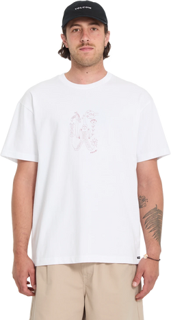 Volcom NOWHERE SST camiseta manga corta hombre | White
