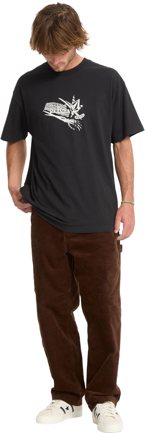 Volcom Kut N Rip camiseta manga corta hombre detail 3 | Black