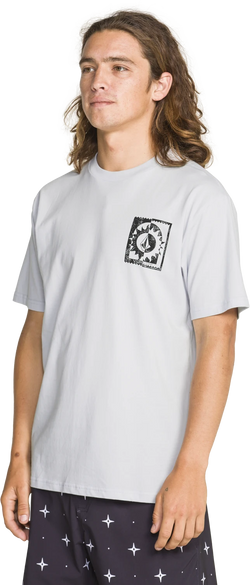 Volcom BURNER SS TEE camiseta manga corta hombre | Light Blue Acid
