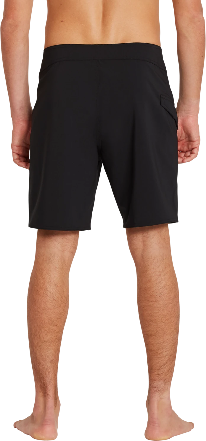 Volcom Lido Solid Mod 18 boardshort hombre detail 1 | Black