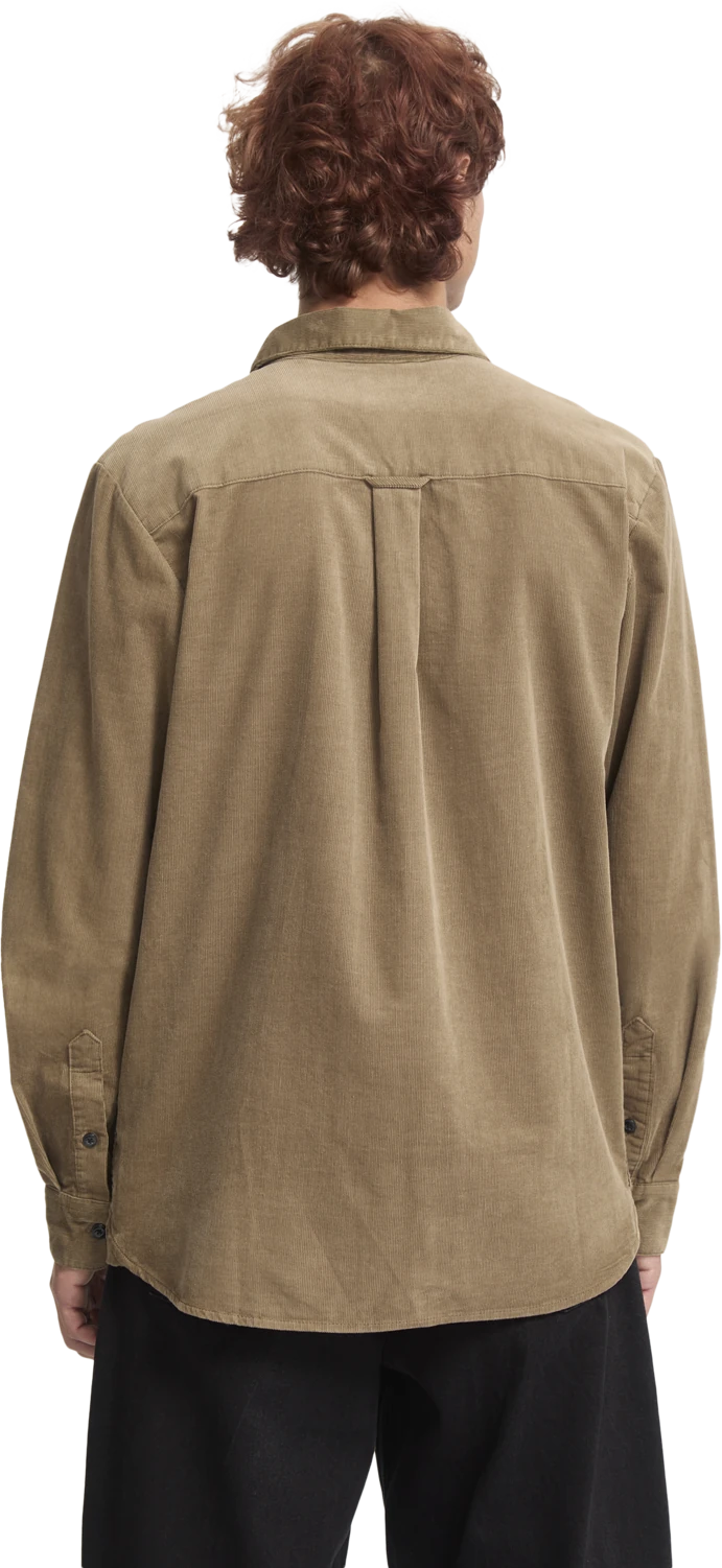 Volcom Zander Shirt camisa manga larga hombre detail 1 | Teak