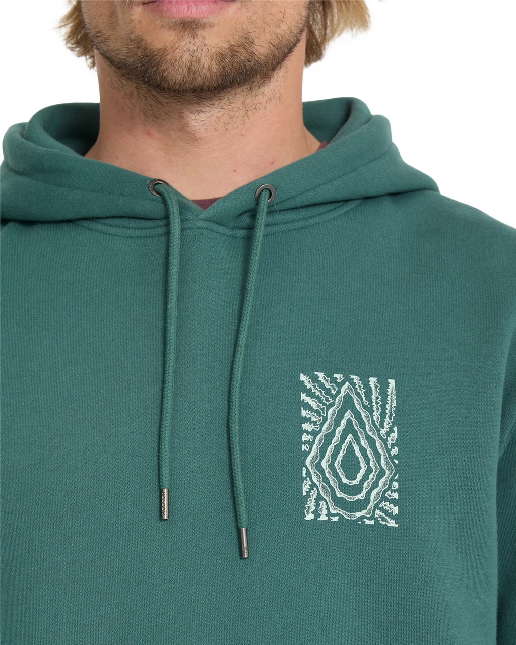 Volcom WATANITE PO sudadera con capucha hombre detail 3 | Rifle Green