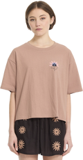 Volcom BLISS TEE camiseta manga corta mujer | Pale Khaki