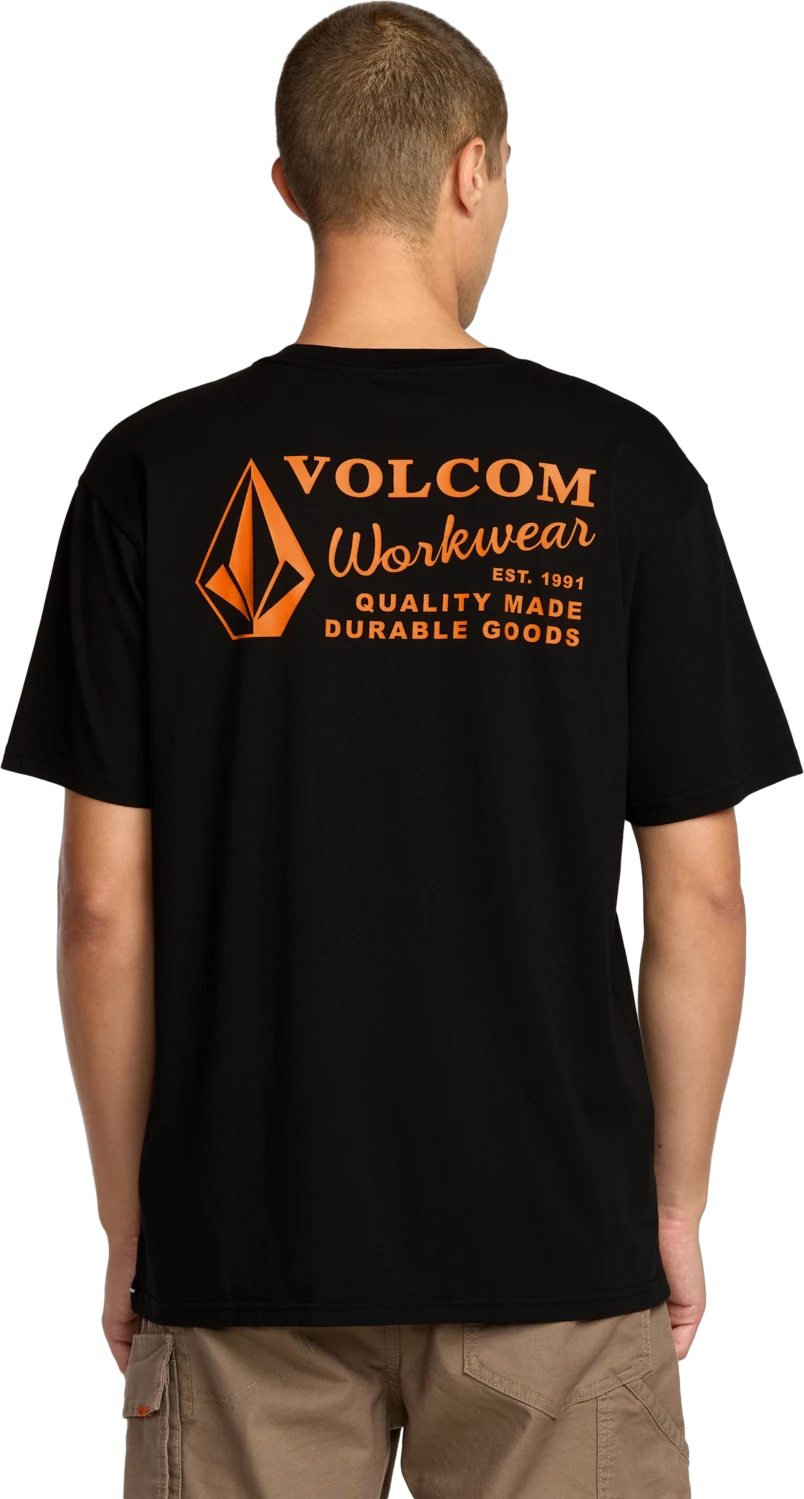 Volcom Workwear camiseta manga corta hombre detail 1 | Black