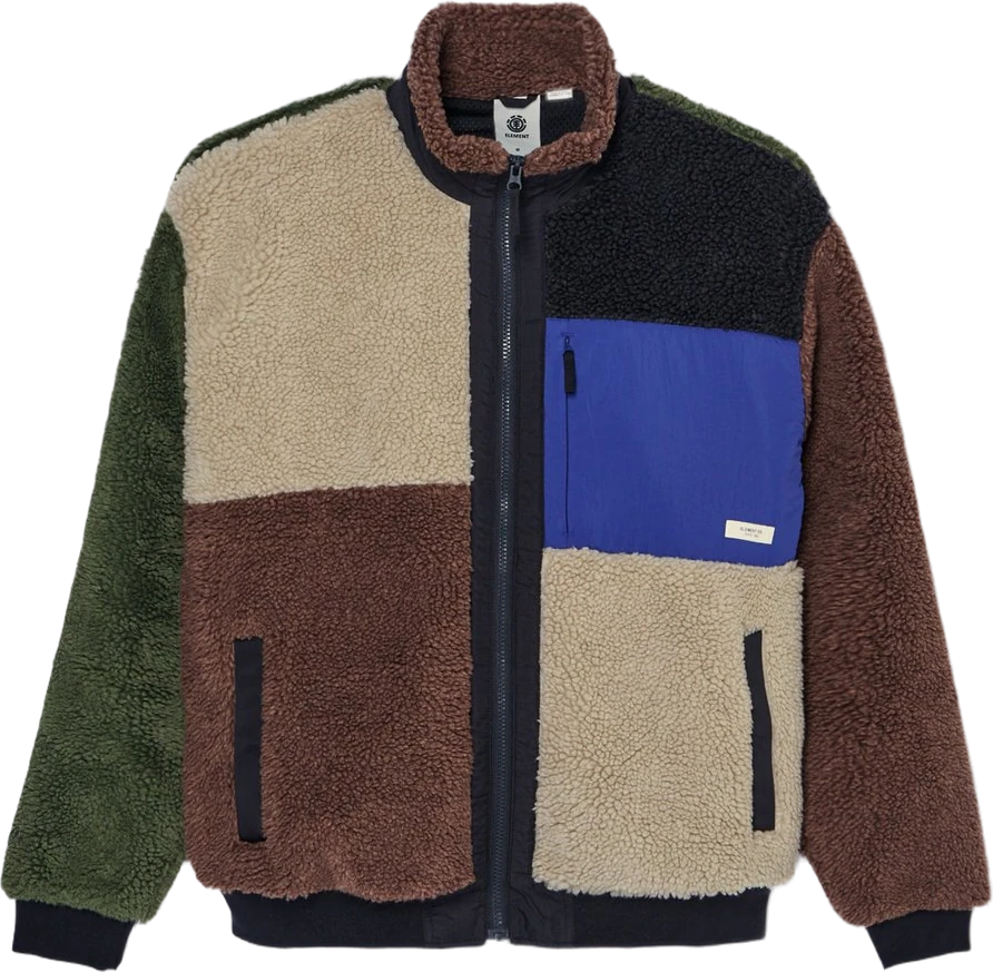 Element Oak Sherpa Chaqueta de borreguito sudadera hombre detail 2 | Multi