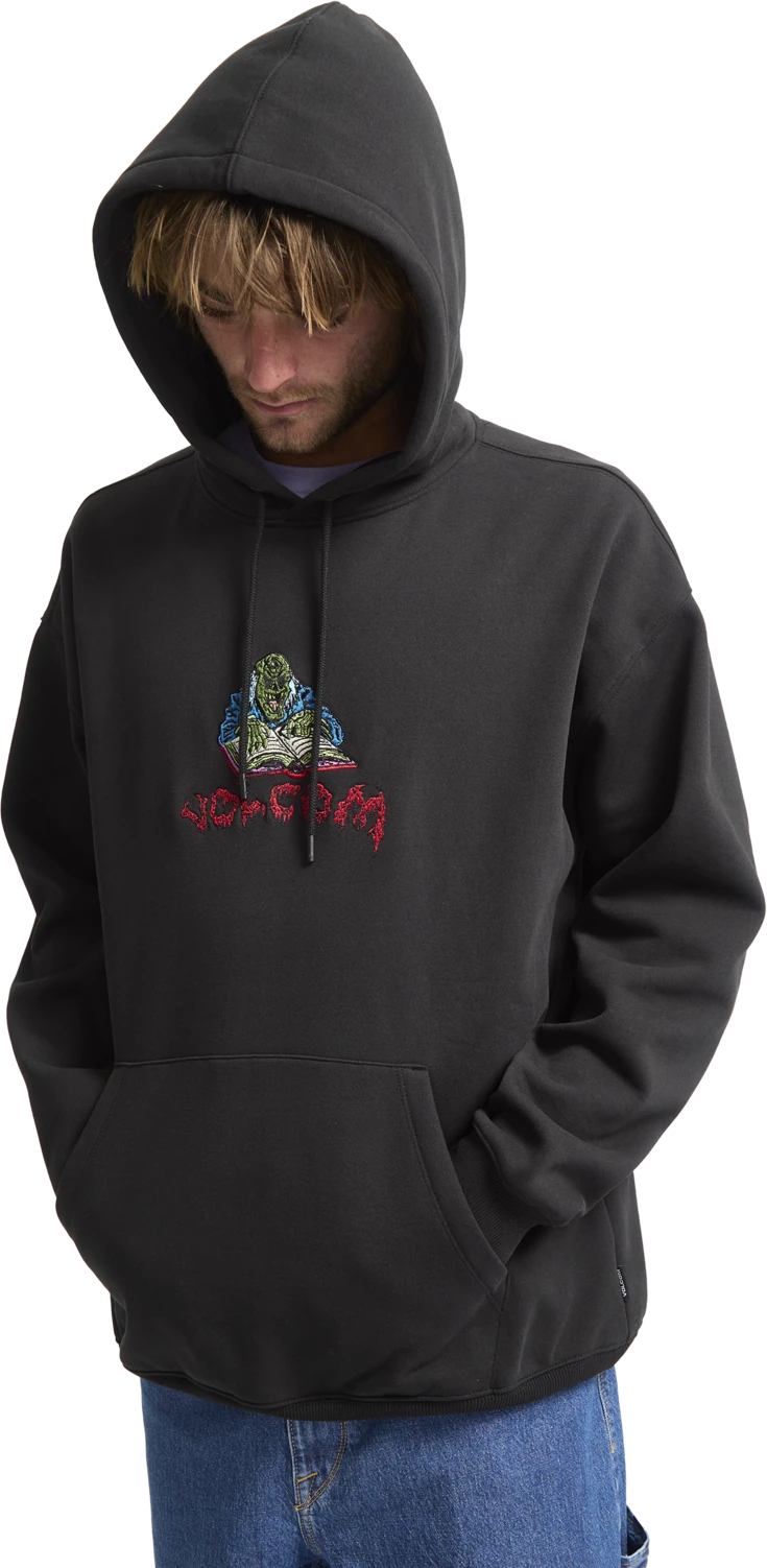 Volcom FA JJ Villard sudadera con capucha hombre detail 4 | Black