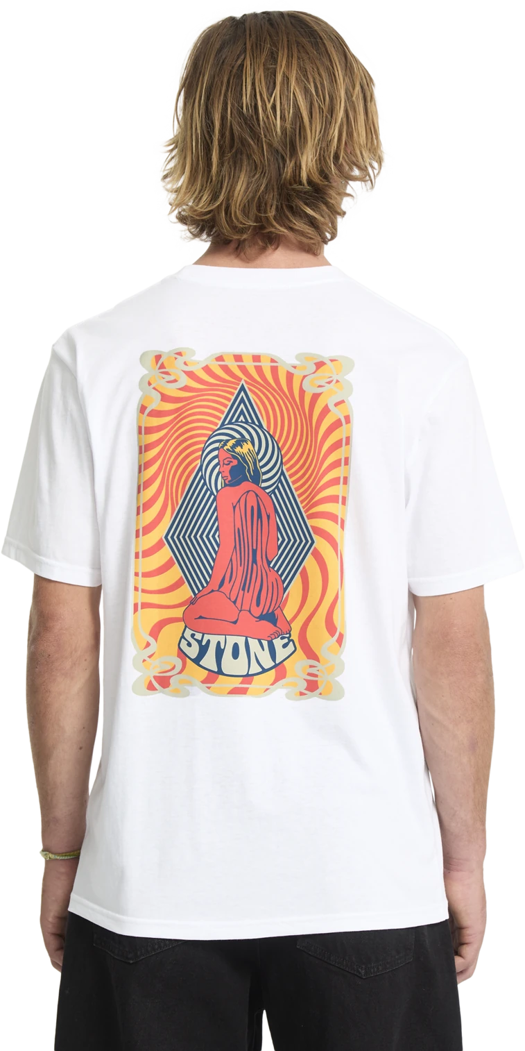 Volcom Psychback camiseta manga corta hombre detail 1 | White