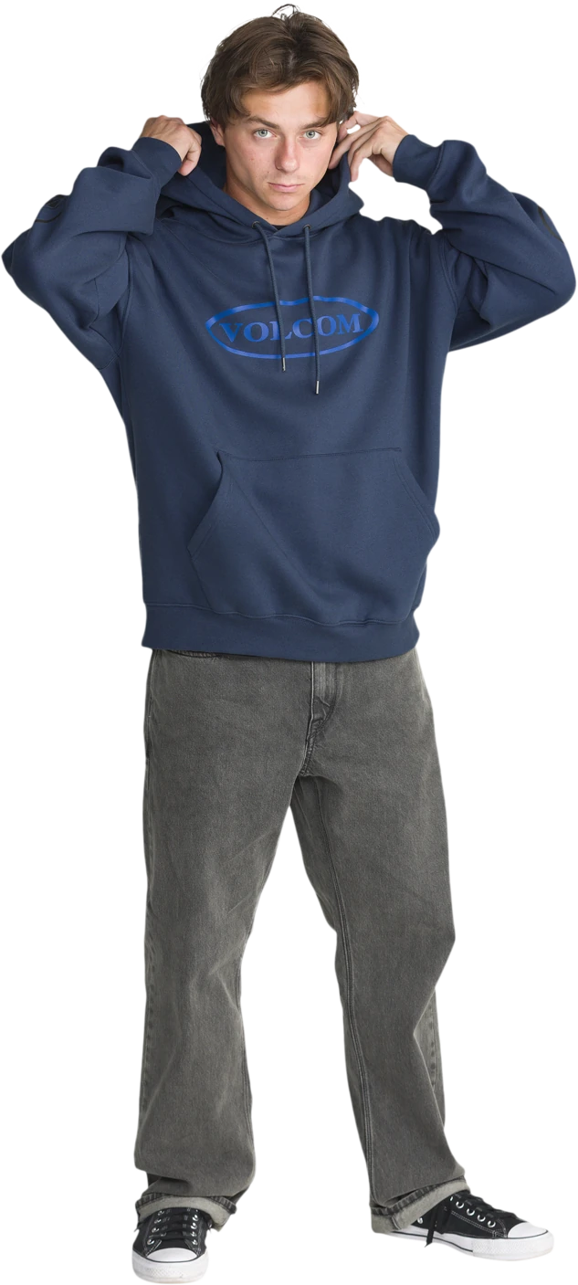 Volcom REMASTERED STONE PO sudadera con capucha hombre detail 3 | Midnight