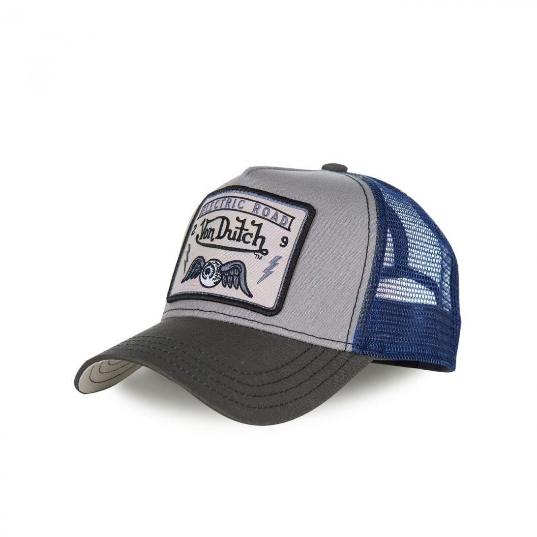 Casquette trucker bleue Square 3B Square Flying Eye Von Dutch | Nouveaux produits | Produits les plus récents | Produits les plus vendus | surfdevils.com