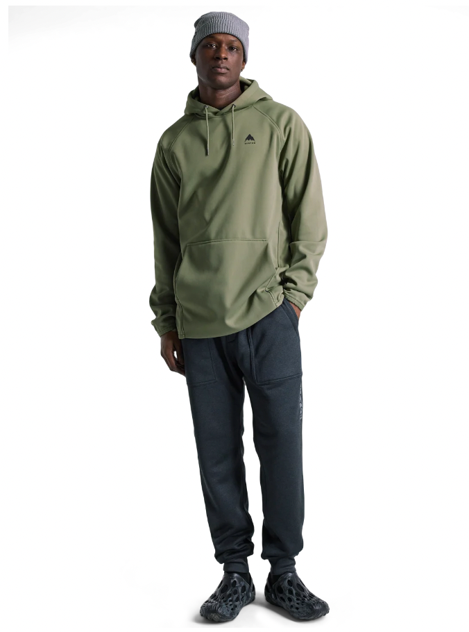 Burton Burton Crown Weatherproof Pullover sudadera hombre detail 2 | Forest Moss