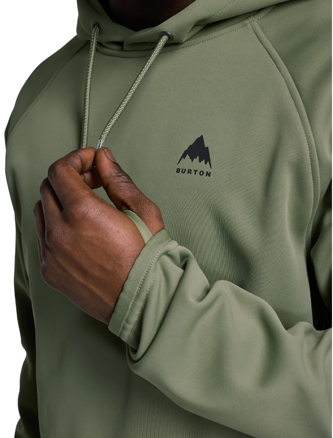 Burton Burton Crown Weatherproof Pullover sudadera hombre detail 4 | Forest Moss