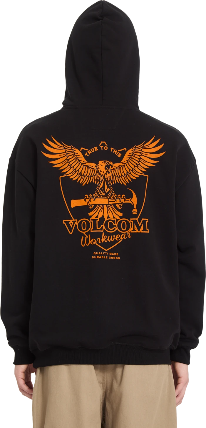 Volcom HAMMERED PO sudadera con capucha hombre detail 4 | Black