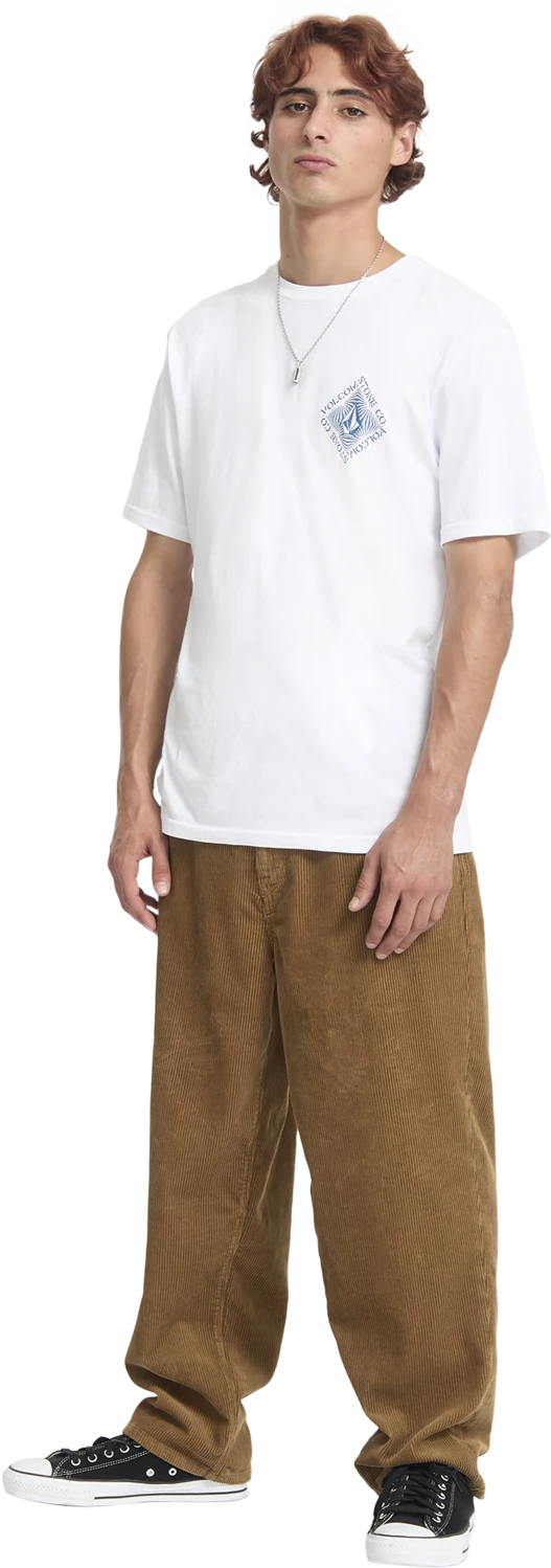 Volcom Obtical camiseta manga corta hombre detail 3 | White