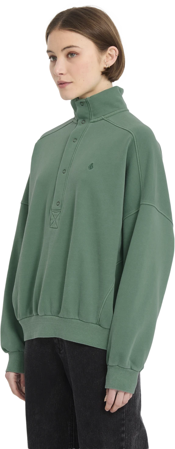 Volcom REETROSTONE UP sudadera mujer detail 2 | Evergreen