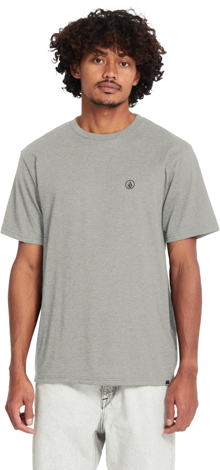 Volcom CIRCLE BLANKS HTH SST camiseta manga corta hombre | Heather Grey