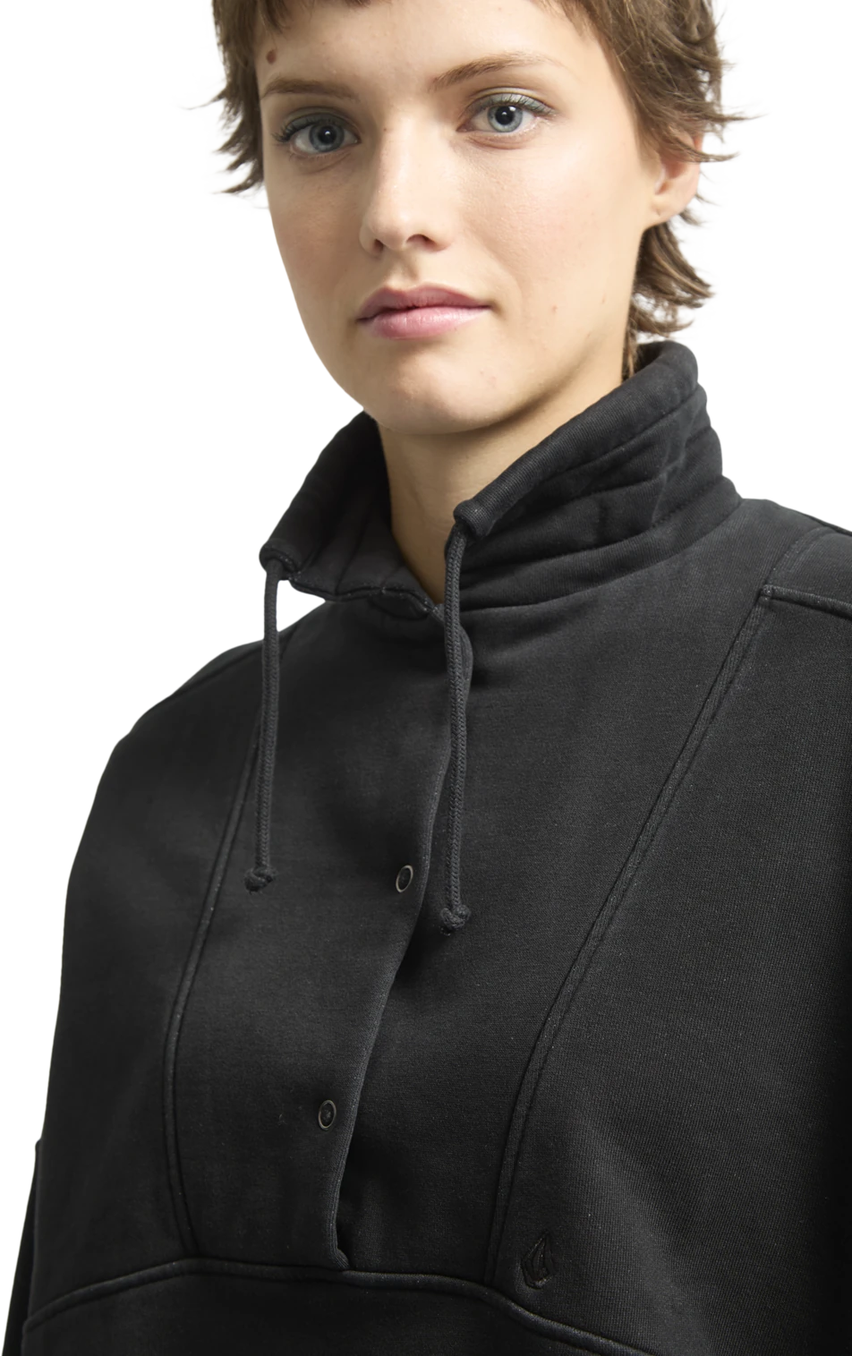 Volcom Reetrostone sudadera mujer detail 2 | Vintage Black