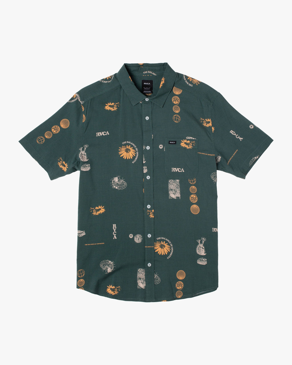 Camisa Rvca Pet Cactus Green