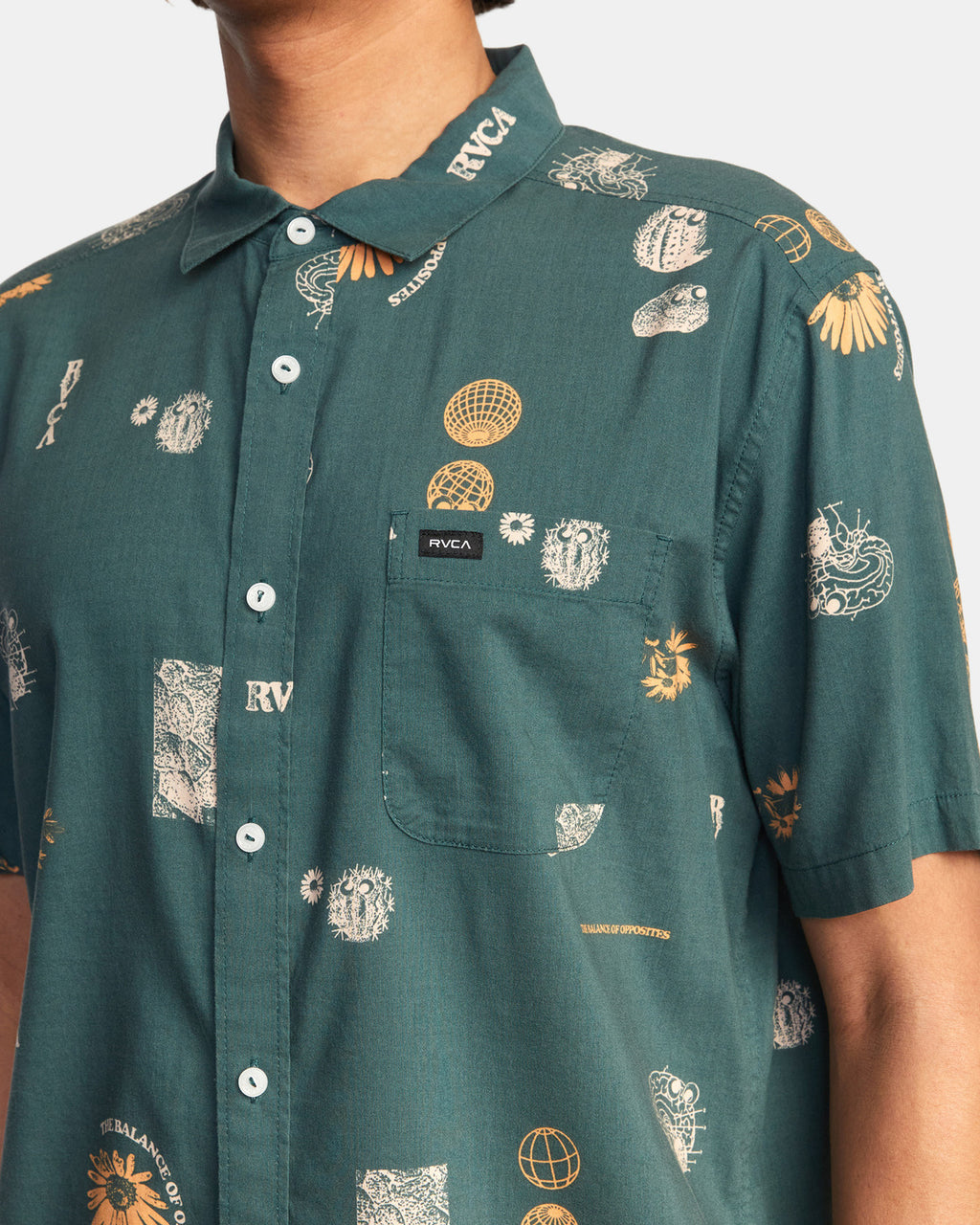 Camisa Rvca Pet Cactus Green