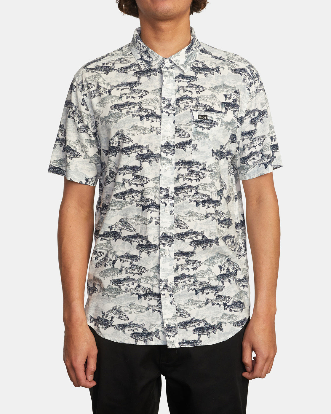 Chemise Rvca Ben Horton Fish Camo