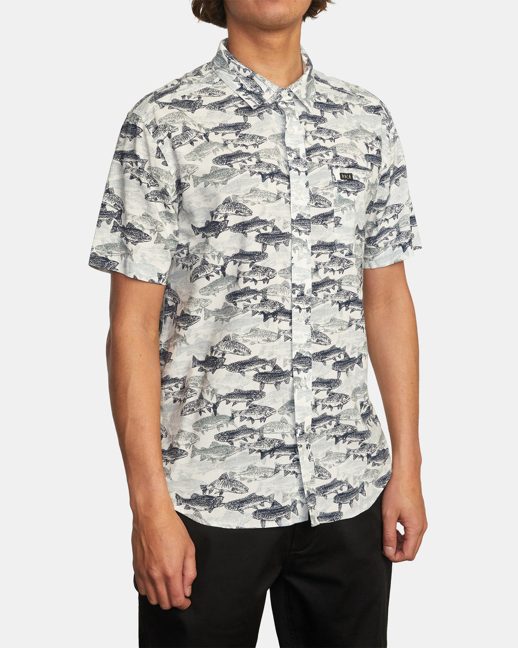 Chemise Rvca Ben Horton Fish Camo