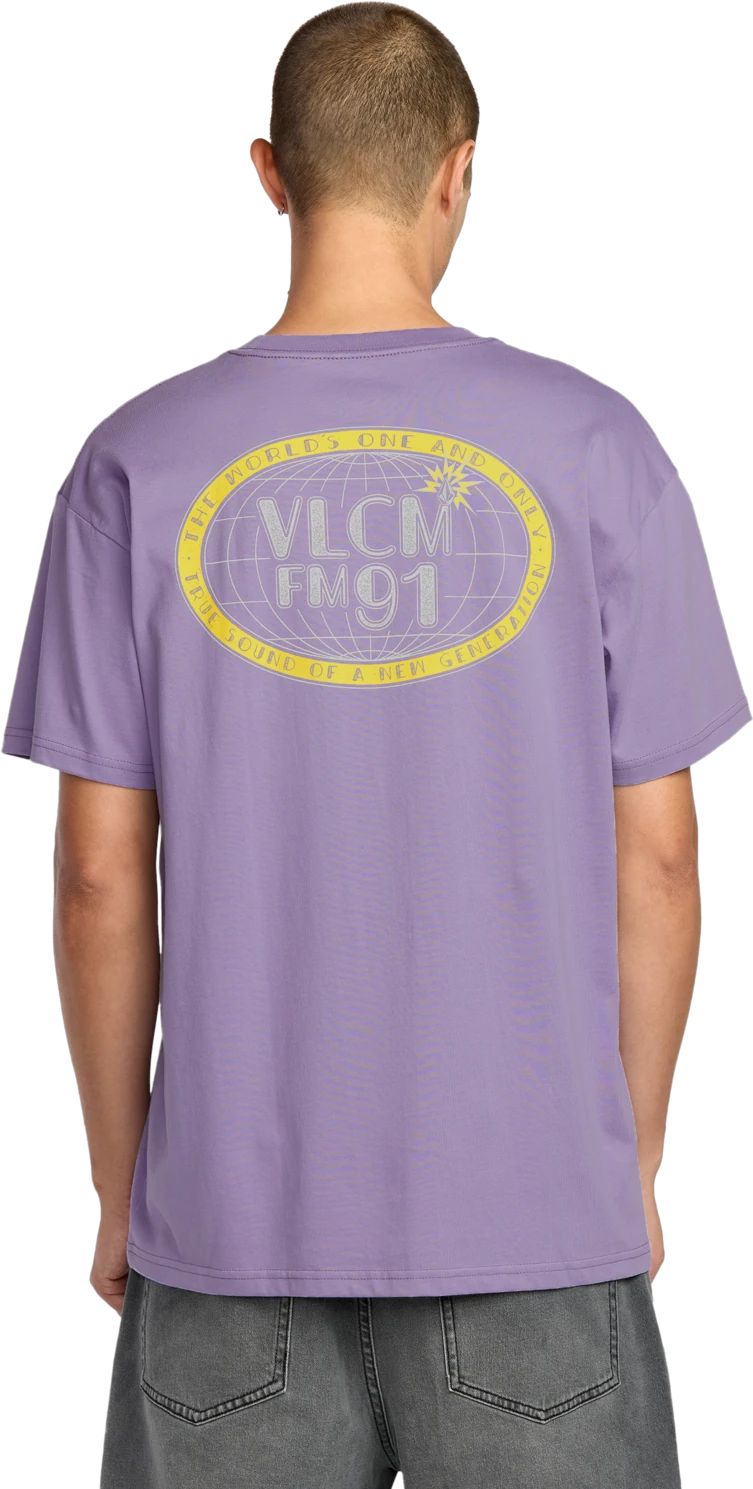 Volcom Tune In camiseta manga corta hombre detail 1 | Purple Ash