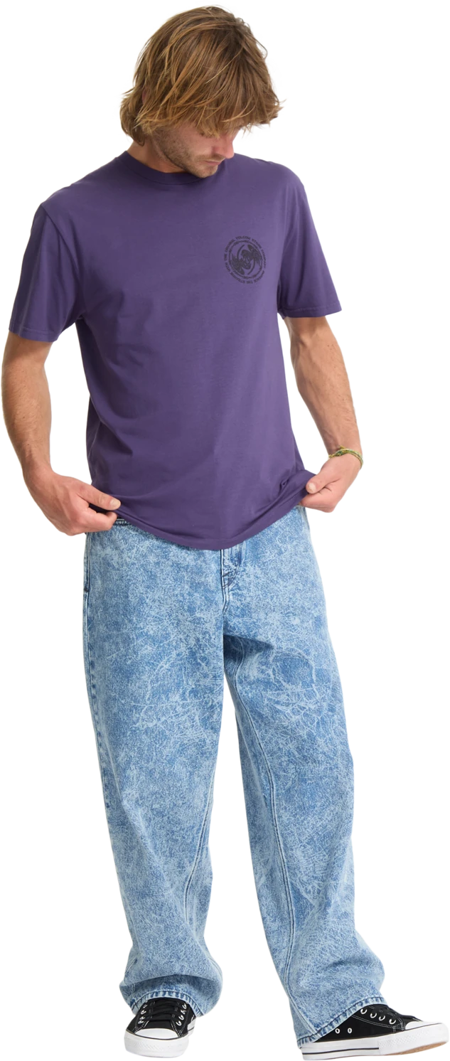 Volcom Circlepalm camiseta manga corta hombre detail 6 | Dark Purple