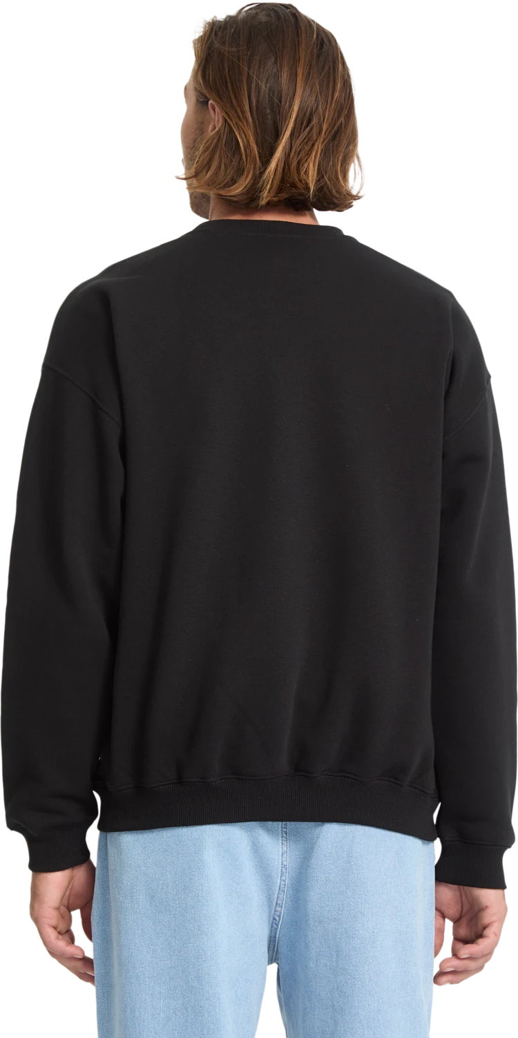 Volcom SINGLE STONE CREW sudadera hombre detail 1 | Black