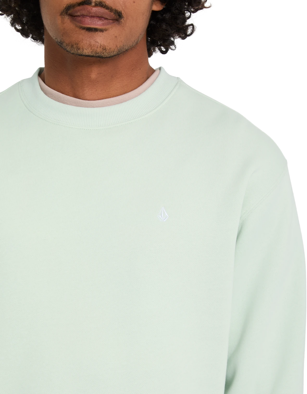 Volcom SINGLE STONE CREW sudadera hombre detail 3 | Pale Aqua