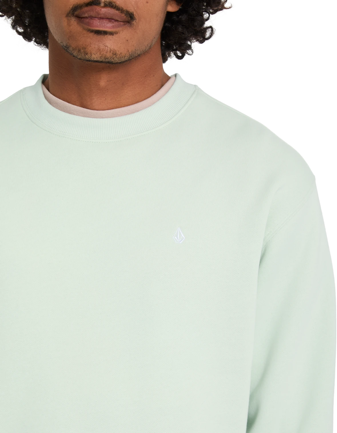 Volcom SINGLE STONE CREW sudadera hombre detail 3 | Pale Aqua
