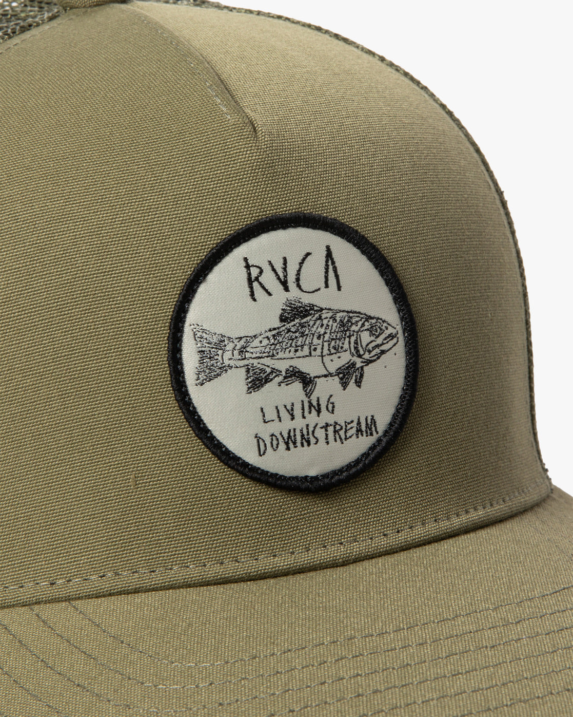 Rvca Horton ANP Olive Trucker Cap