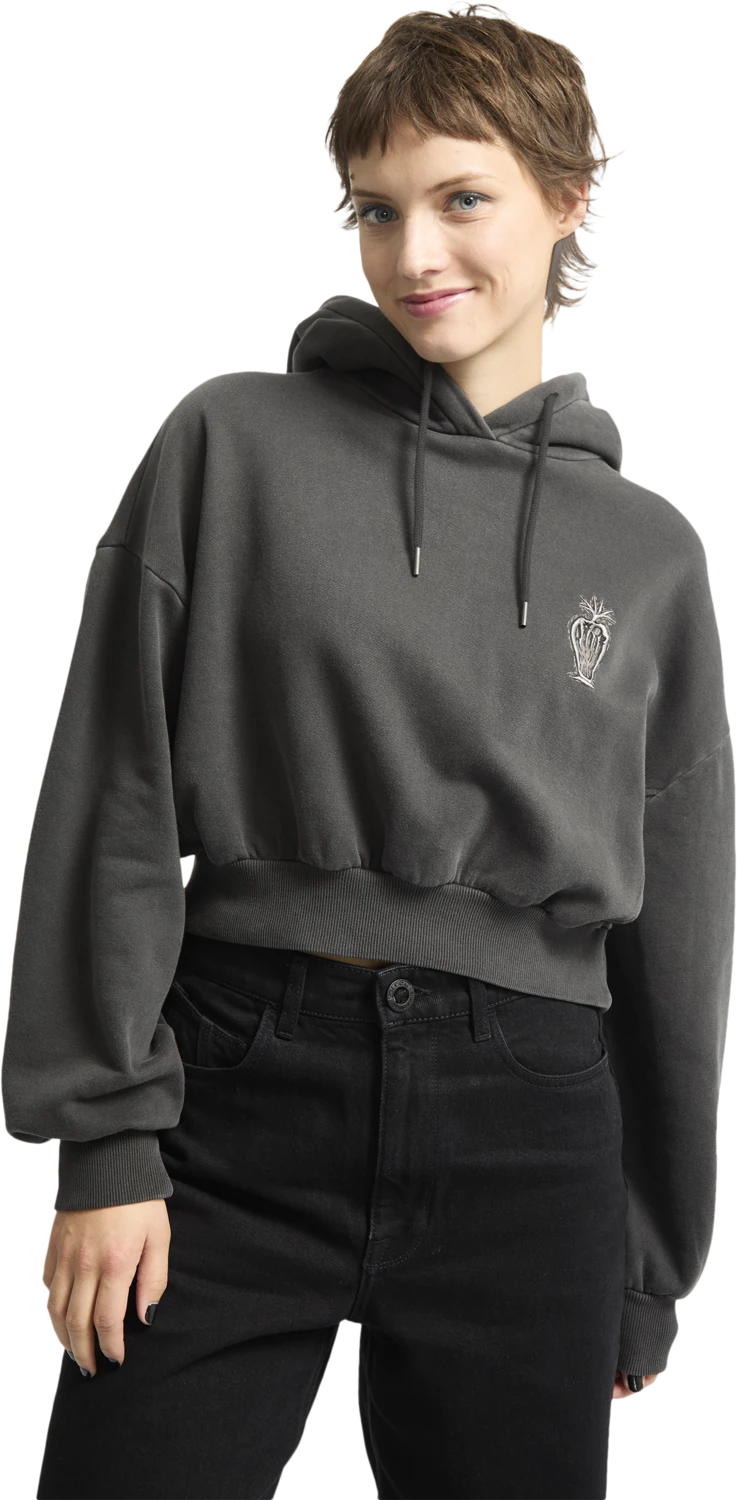 Volcom FA Vaderetro sudadera con capucha mujer detail 3 | Vintage Black