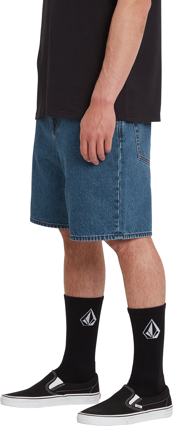 Volcom Billow Denim Short denim short hombre detail 4 | Indigo Ridge Wash